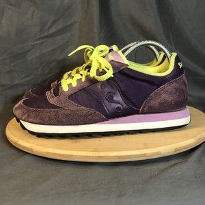 Saucony Jazz Original Women's 9/40.5 Sneakers Purple And Yellow Shoes 1044-272